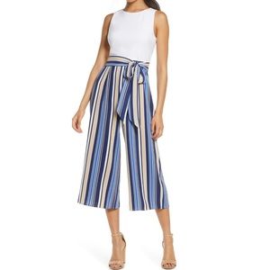 Jumpsuit Vince Camuto Striped Crop Jumpsuit NWT